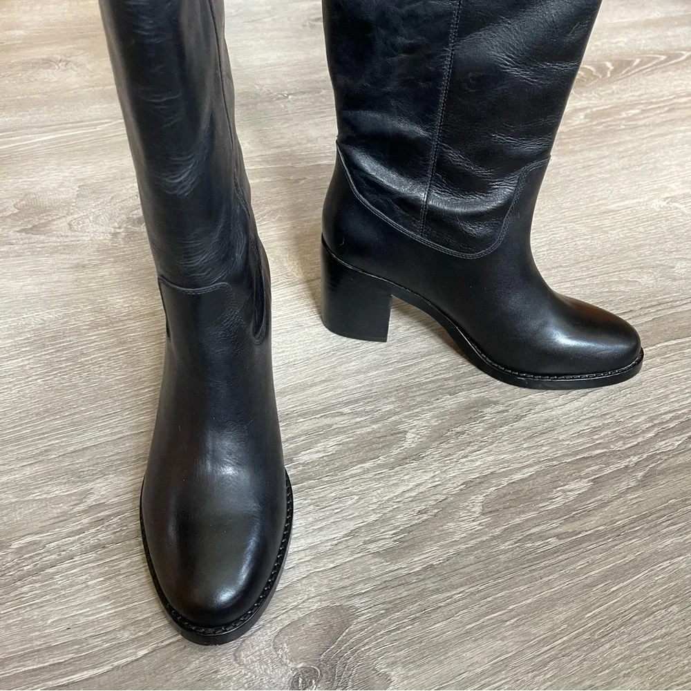 J. Crew 'Over The Knee' Leather Boot Sz 8.5 NWOB